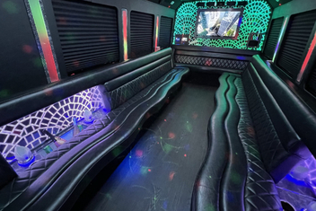 Ann Arbor Limo Bus Interior